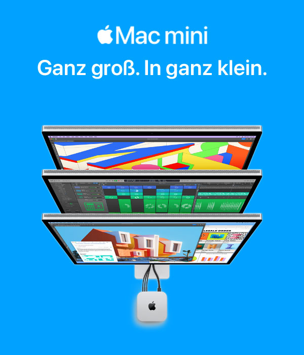 Zum Mac mini mit M4 oder M4 Pro Chip